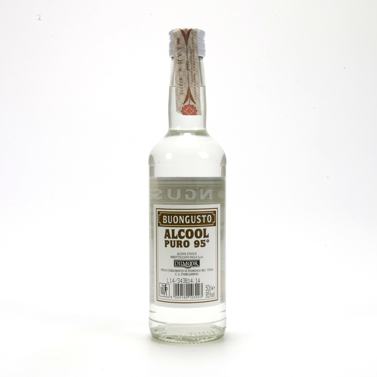 Alcool puro - 95% - cl 100 x 1 bottiglia plastica 